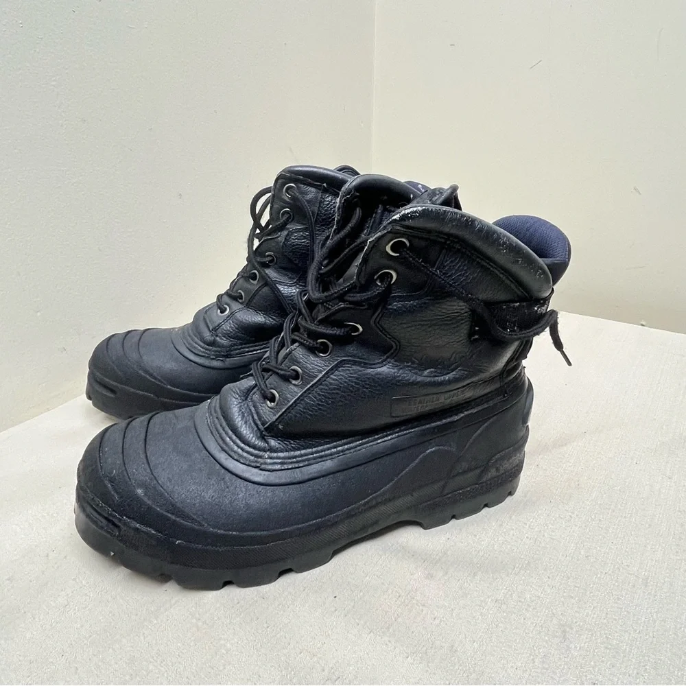 Steel Toe Leather Waterproof Thinsulate Men's Rain & Snow Work Boots Size 12
